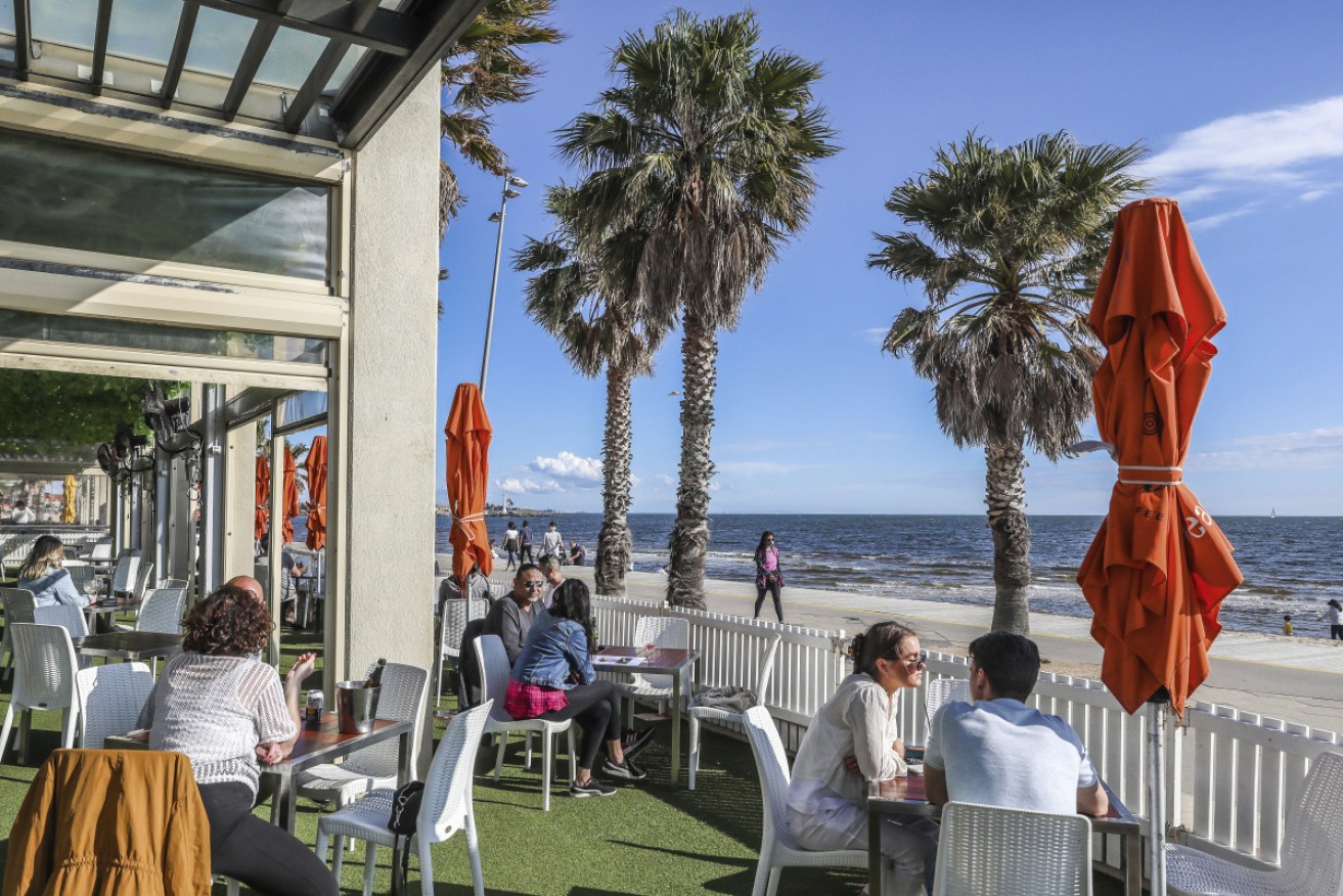 Melbournians enjoyed dining back in restaurants across the city over the weekend.