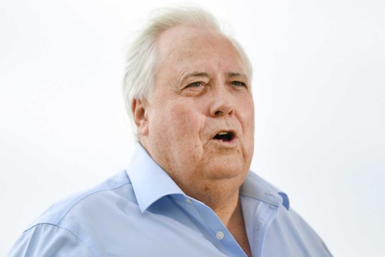 Clive Palmer argues WA's border closure is discriminatory and breaches the constitution. 