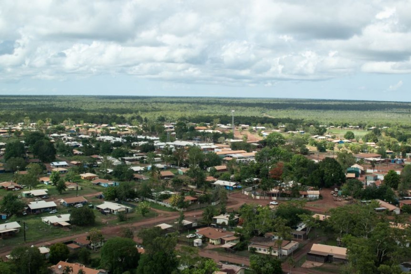 The remote community of Wadeye is home to about 2000 people. 

