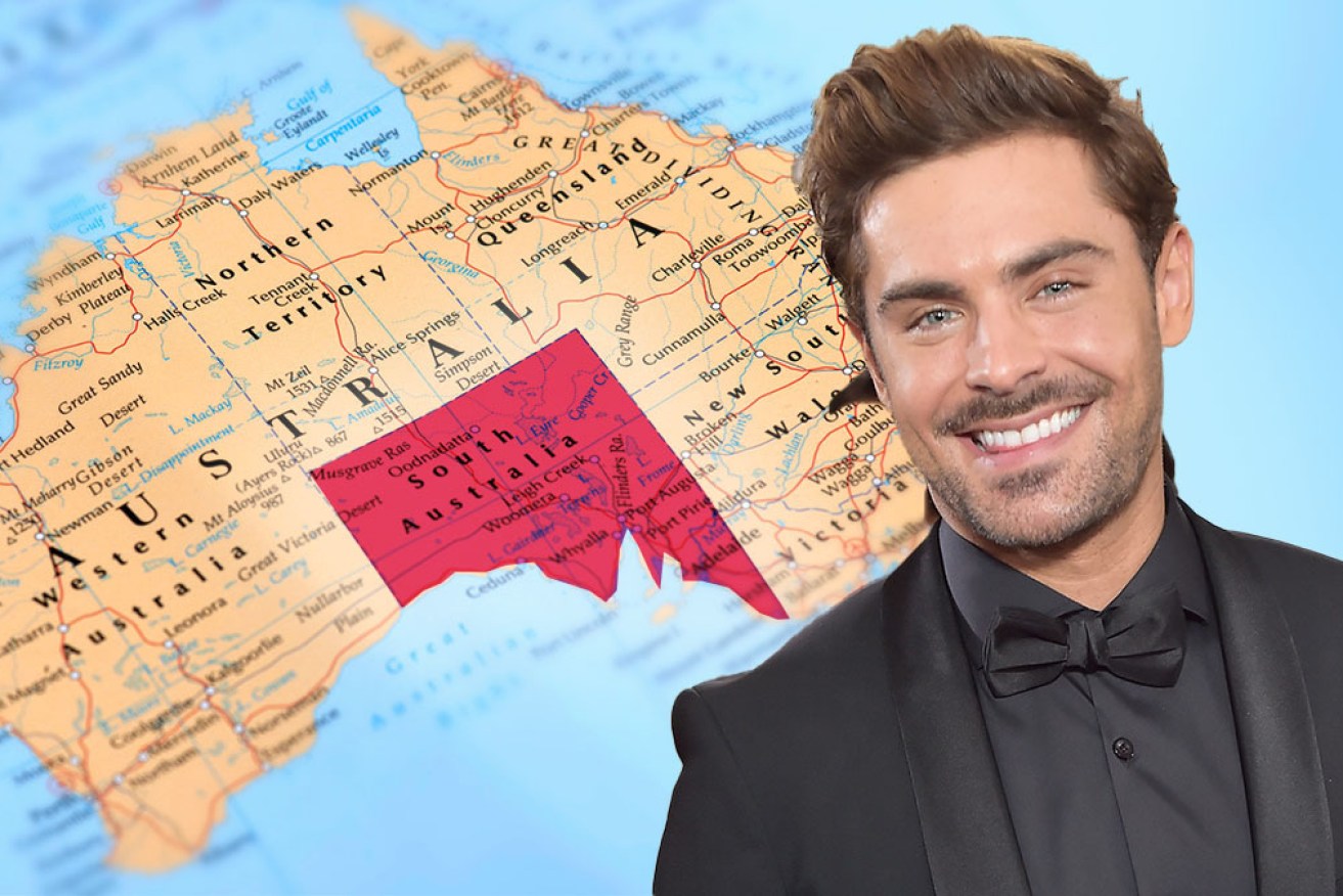Zac Efron could soon be calling South Australia home. 