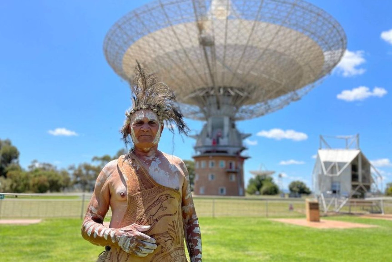 Ralph Naden OAM has performed the smoking ceremony as part of the naming.