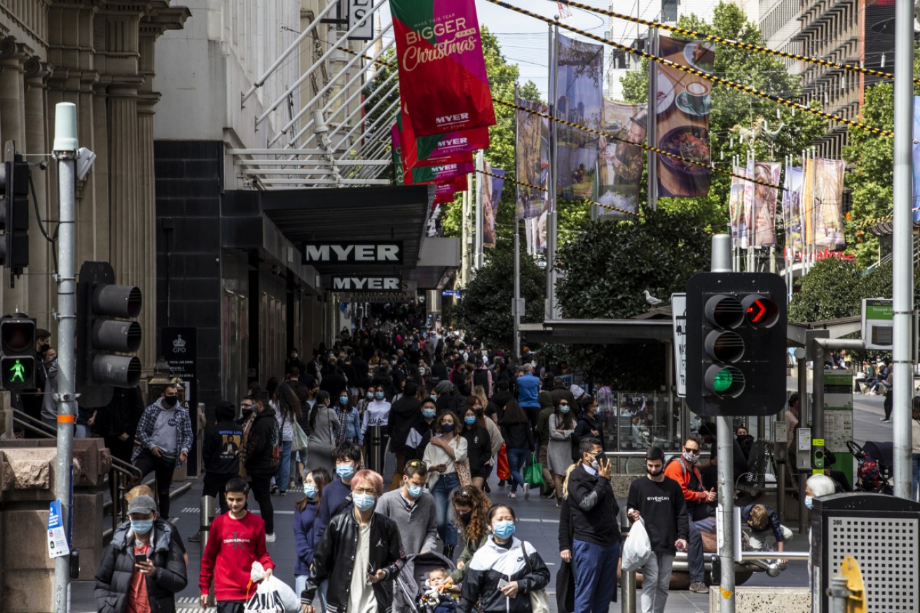 Christmas is just around the corner, and Melburnians were out and about enjoying the city's shops, restaurants and department stores.