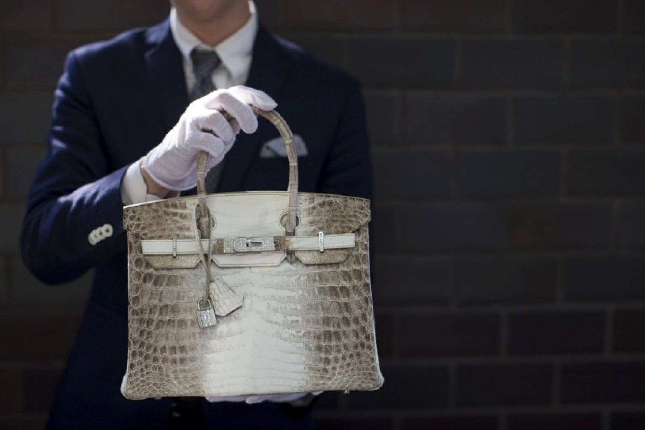 Hermès' crocodile-skin handbags can sell for over $30,000. 
