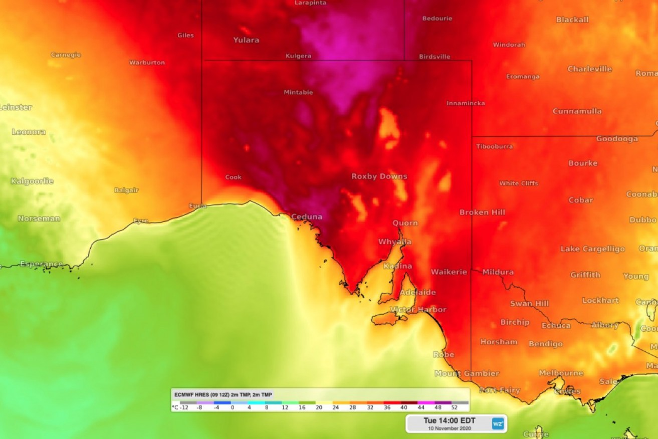 Hot, gusty conditions are moving across southern Australia, bringing the risk of deadly storms for Victoria.