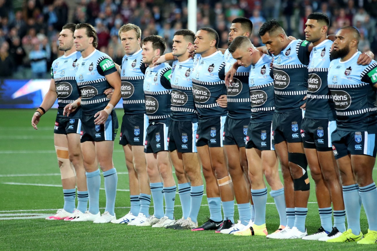 A number of players refused to sing the anthem before the first State of Origin game.