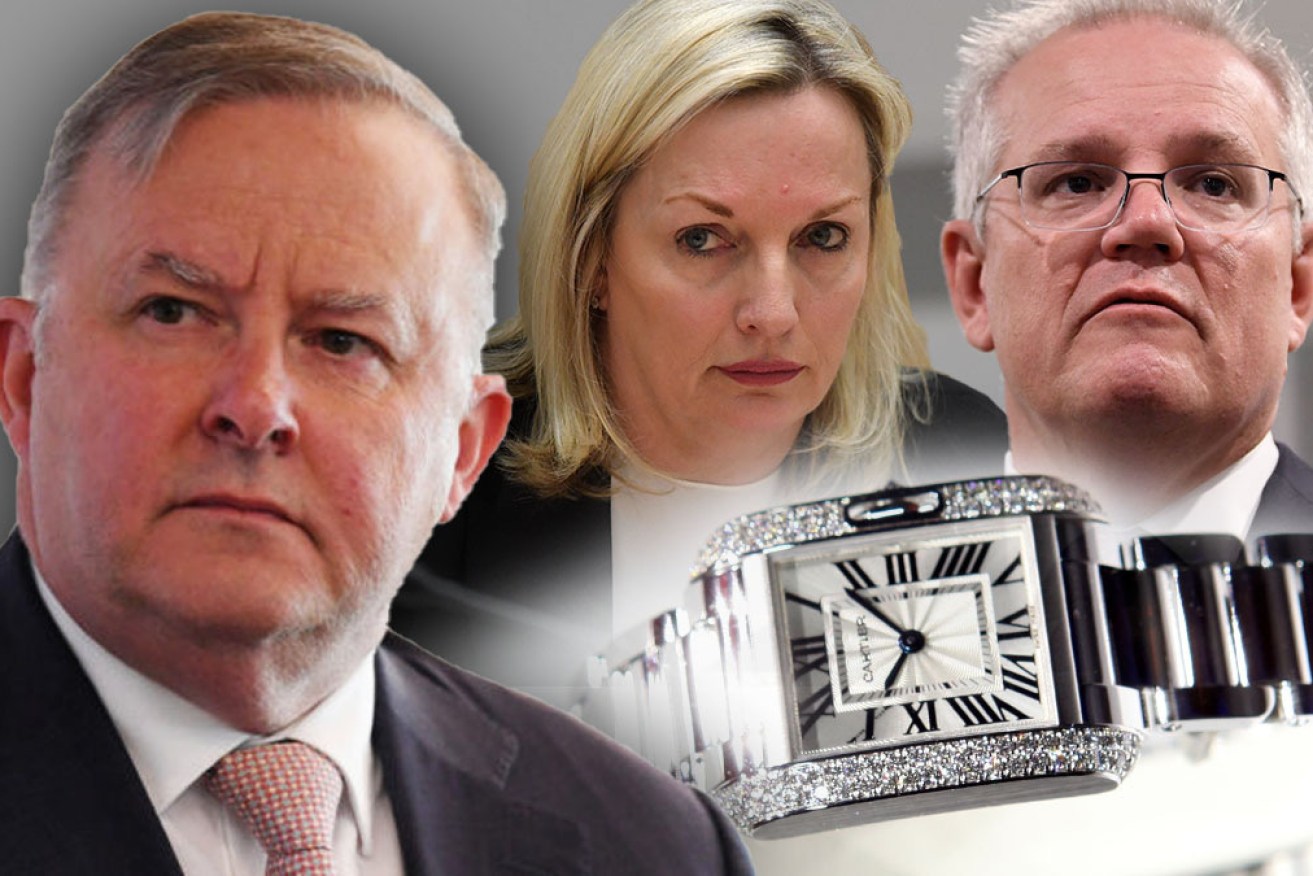 Anthony Albanese thinks the Cartier watch scandal is an example of the PM’s hypocrisy. 