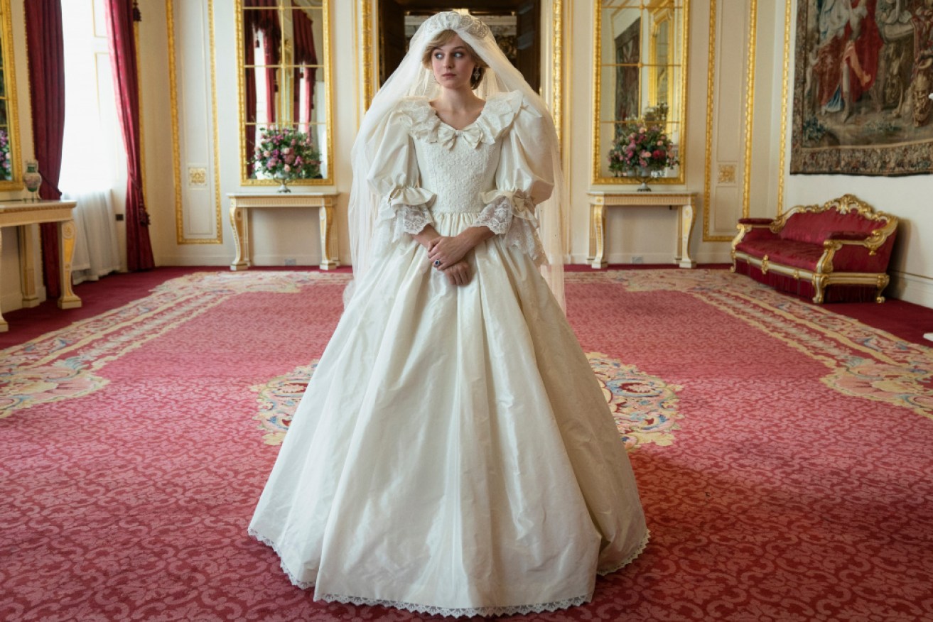 Emma Corrin exceeds all expectations as Lady Diana Spencer in <i>The Crown</i> season four.