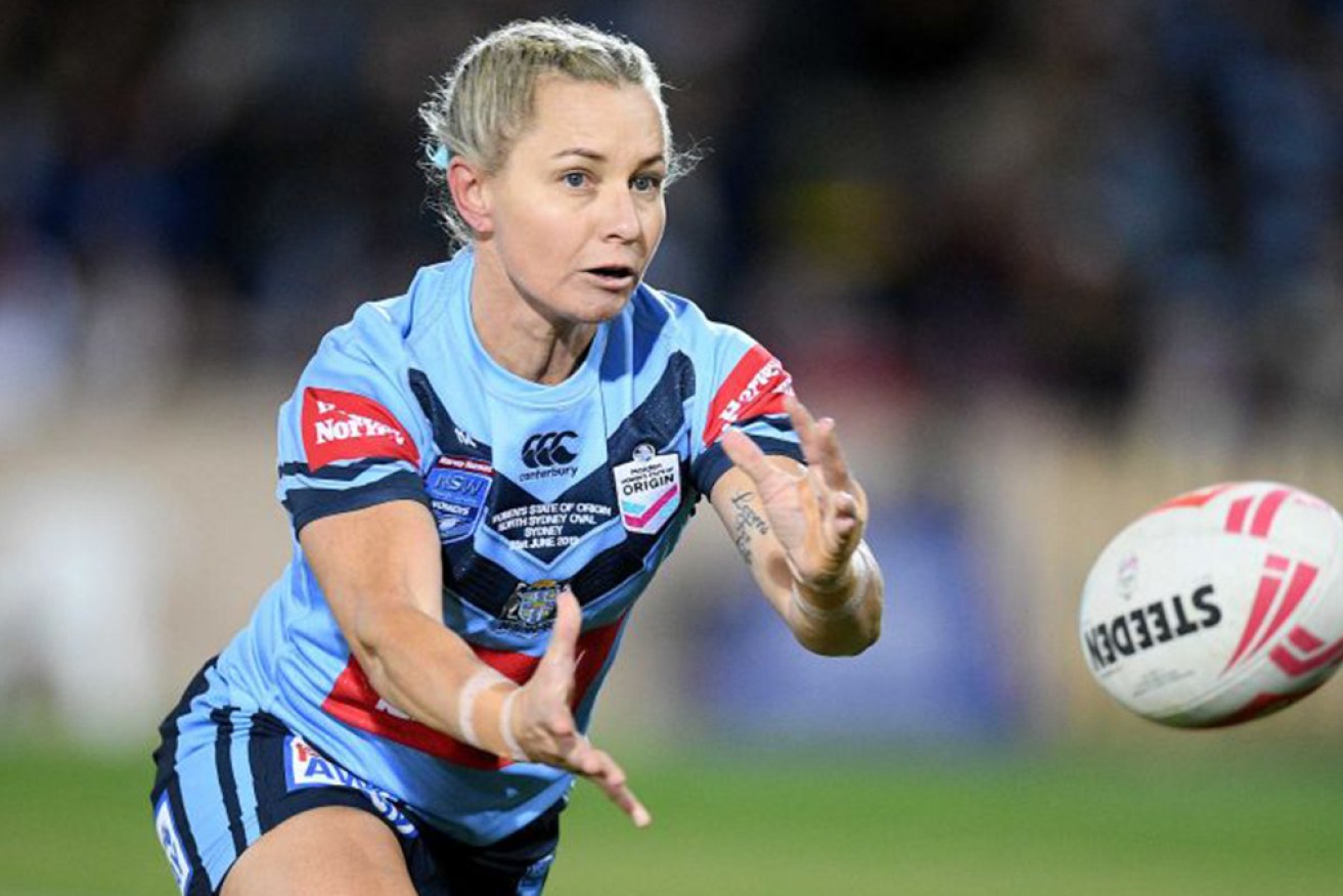 Kylie Hilder will run onto the Origin field as the oldest woman to play for the Blues.