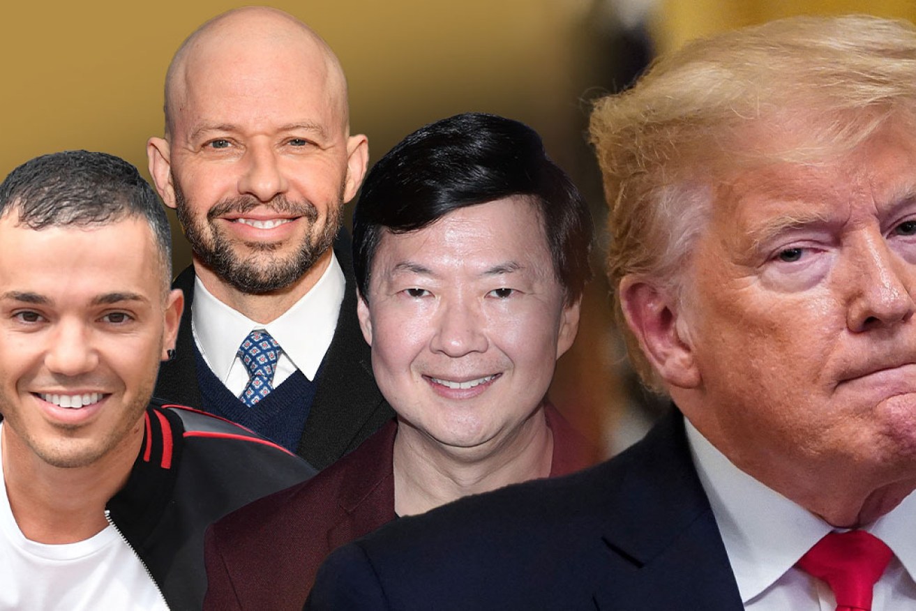 Trump's faux-victory proclamation has A-listers adding on their own absurd claims.