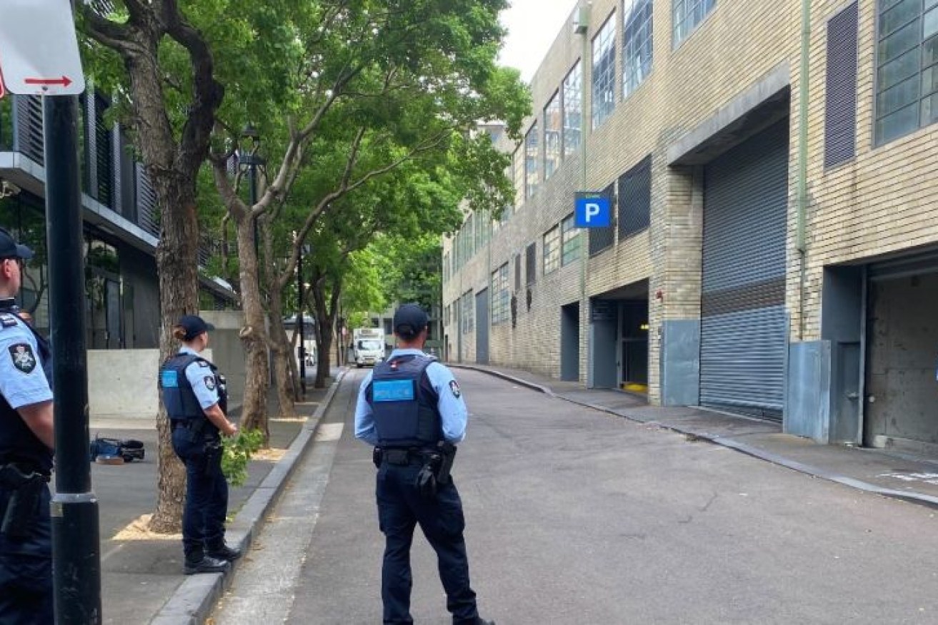 Police are searching the CFMEU headquarters at Pyrmont.