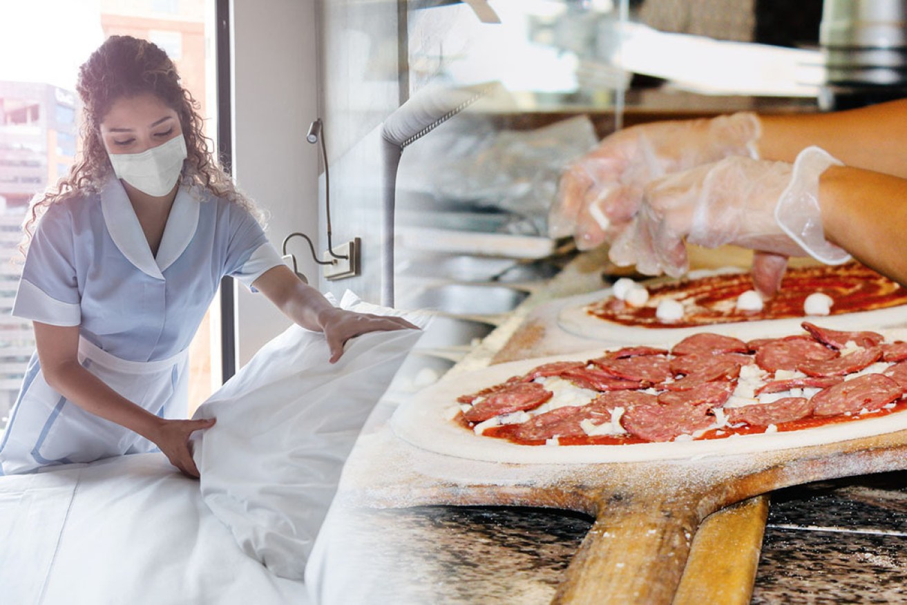 Questions have been raised over the dangers of quarantine hotel workers holding multiple jobs.