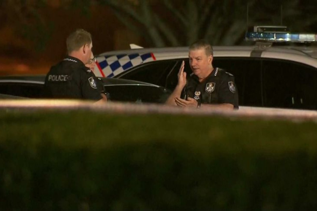A man has died and another is in police custody after a one-punch altercation at a hotel north of Brisbane on Wednesday night.