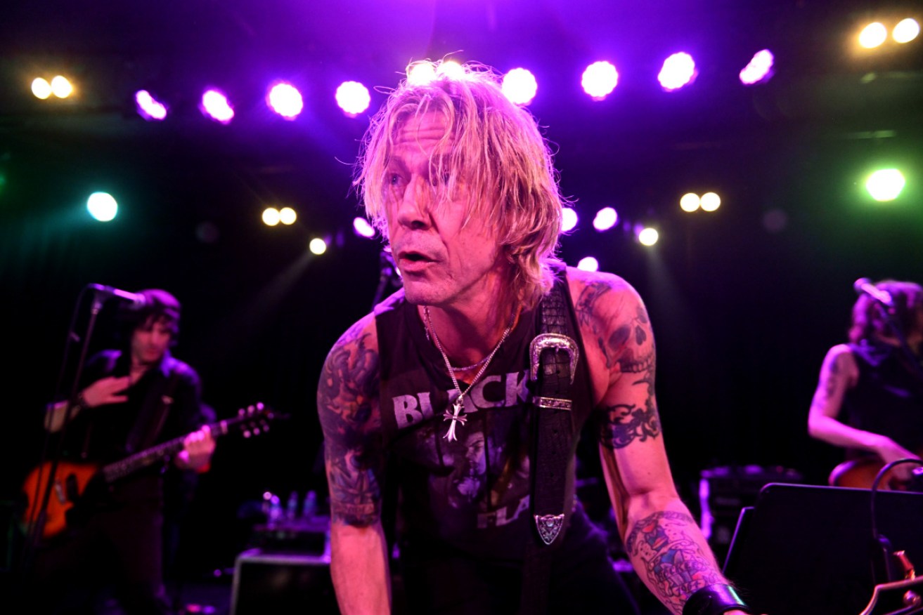 Guns N' Roses musician Duff McKagan performs in California in January 2020.