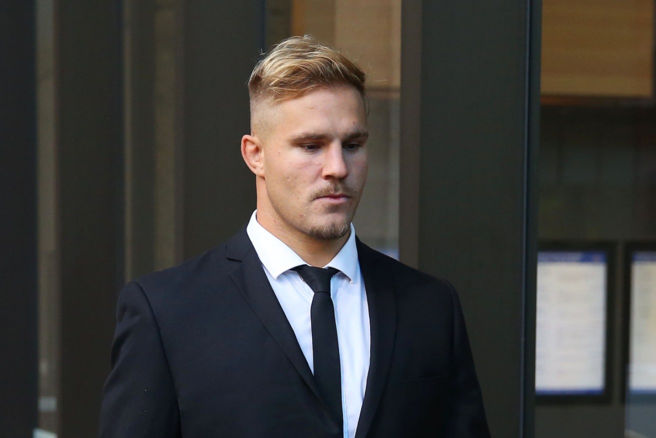 NRL star Jack de Belin has broken down during his rape trial while his sister described her empathetic and compassionate "best friend" to the court.