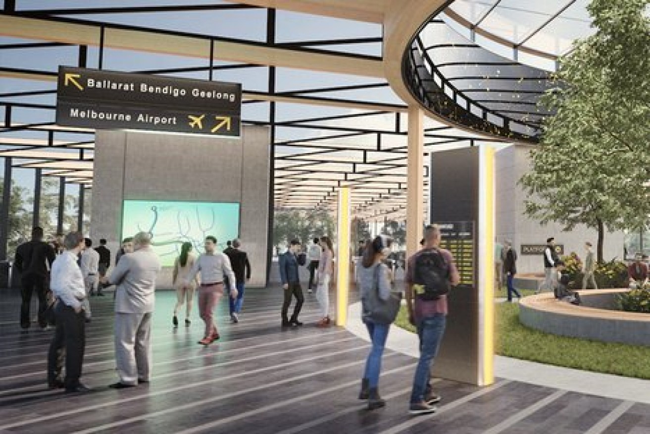 Plans have been unveiled for a train trip from Melbourne's CBD to the airport.