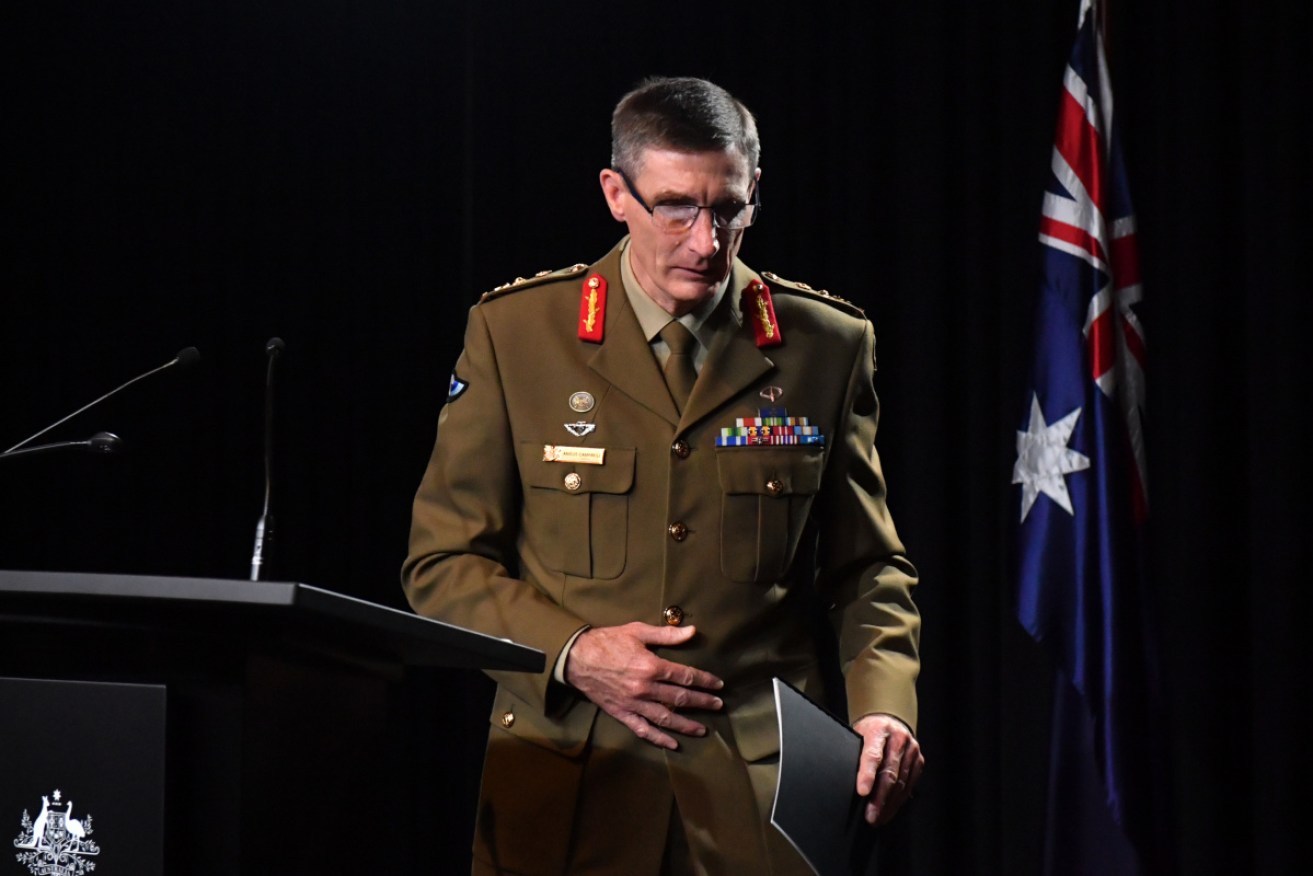 ADF Chief Angus Campbell has warned of a lack of transparency from China over its military build-up.