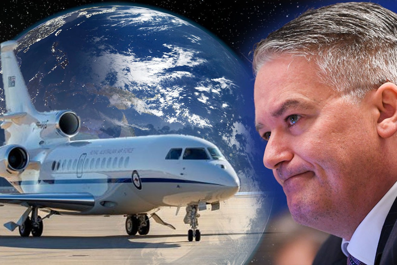 Mathias Cormann is jetsetting around the globe on his OECD quest. 