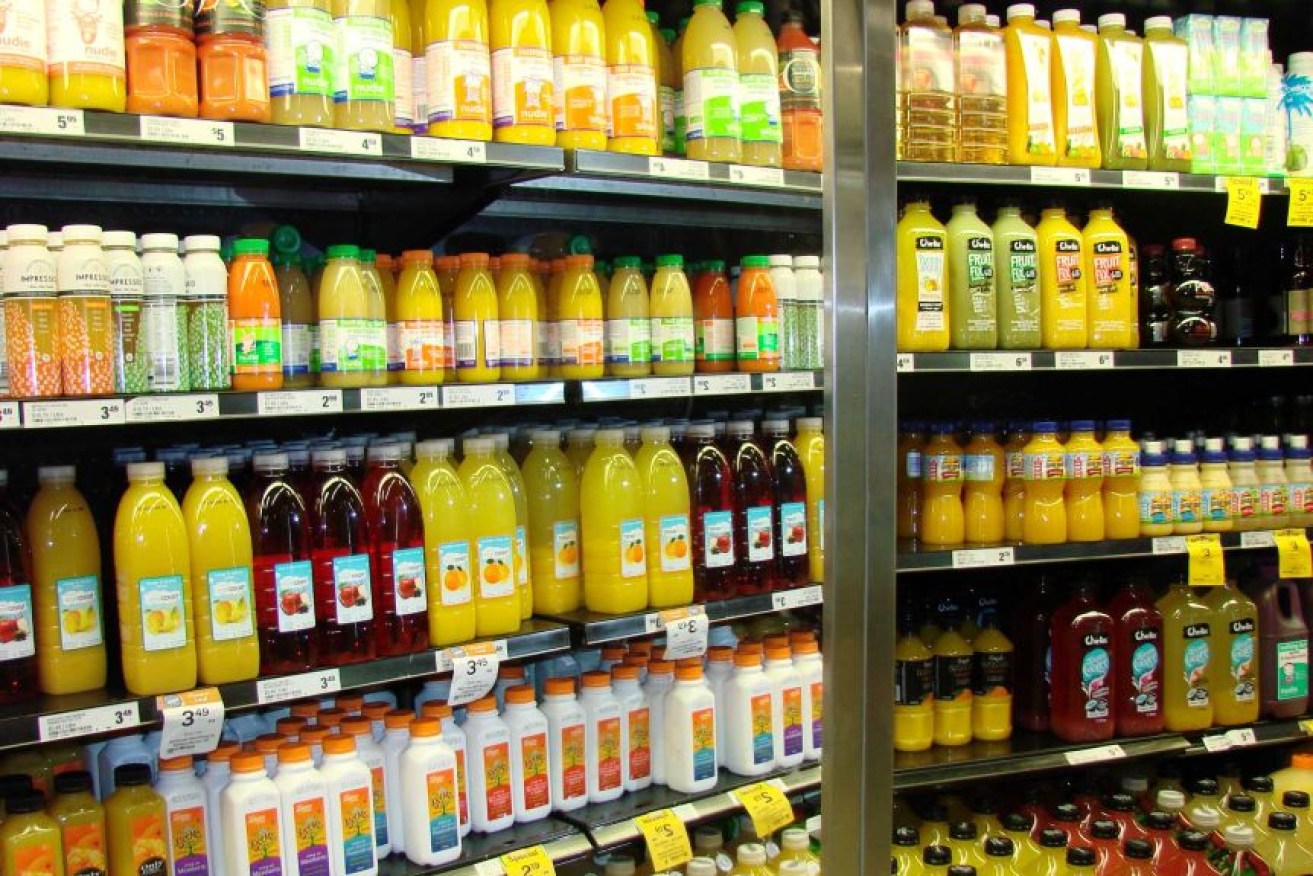 Fresh fruit juice has been hit with a lower rating than diet cola.
