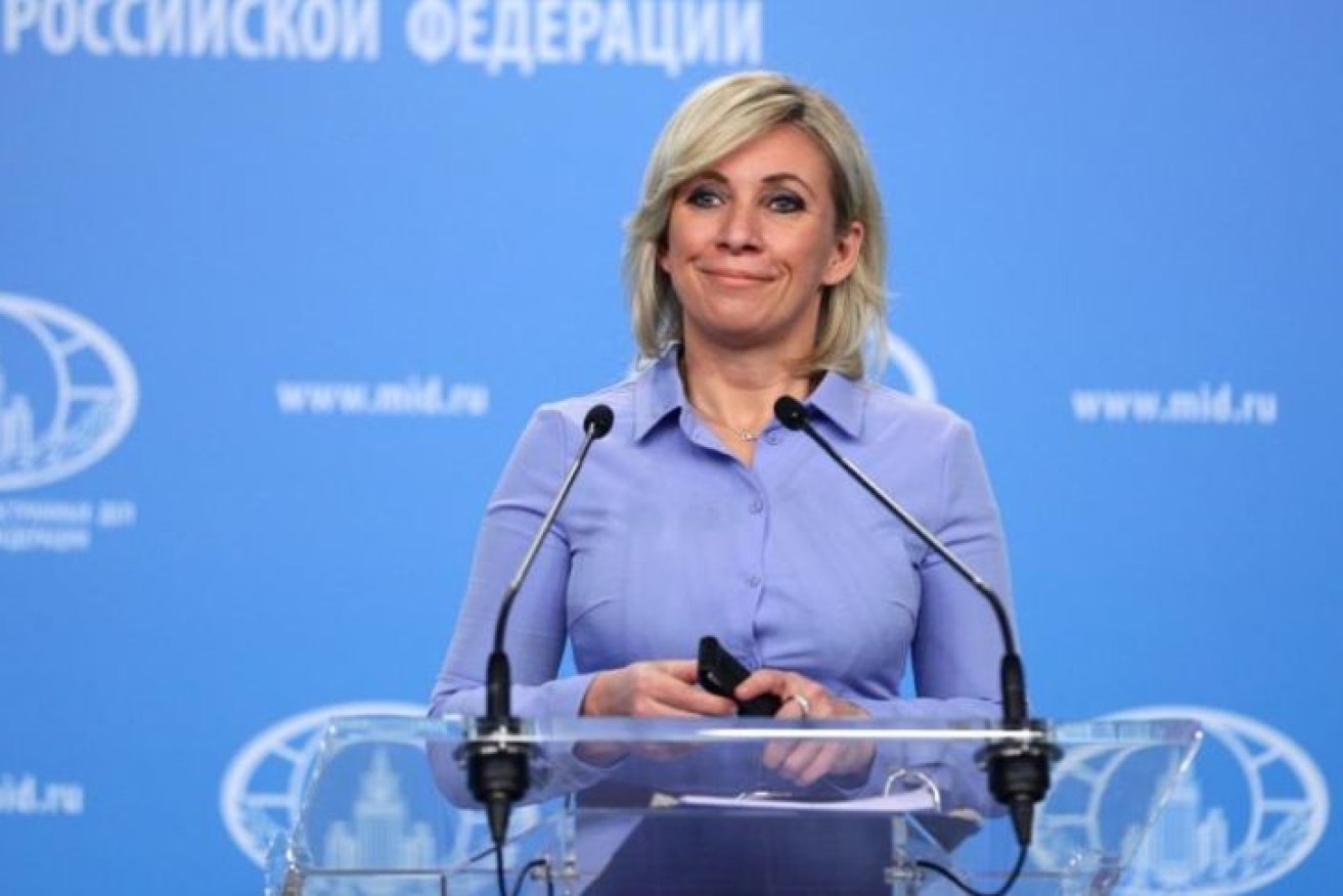 The remarks came from Russian Foreign Ministry spokeswoman Maria Zakharova.