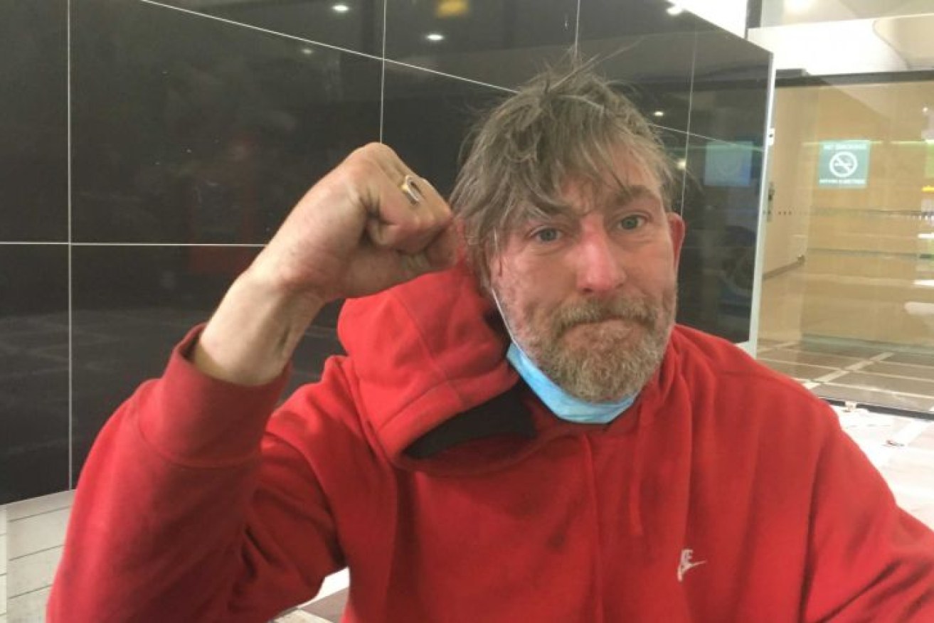 'Ian' says he was told he had to leave his hotel accommodation this week due to funding.