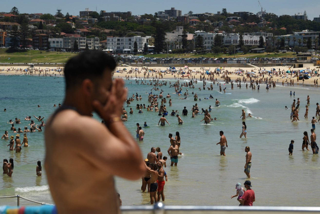 Sydney had a reprieve from the heat on Monday – but authorities remain concerned about fire danger across NSW.