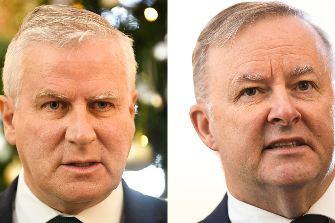 Nationals leader Michael McCormack and Labor’s Anthony Albanese are under pressure. 