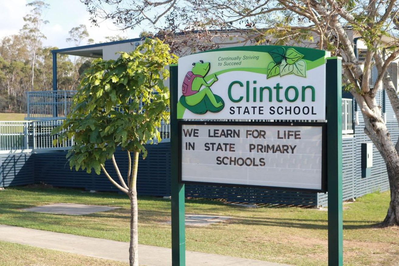 Clinton State School reported a severe weather event on Tuesday afternoon. 