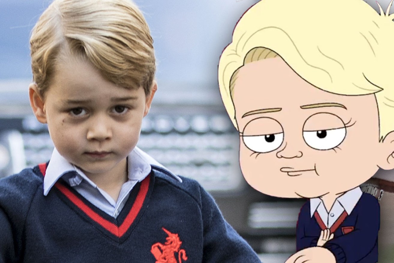 A cartoon based on an over-hyped characterisation of Prince George has been delayed after Prince Philip died.