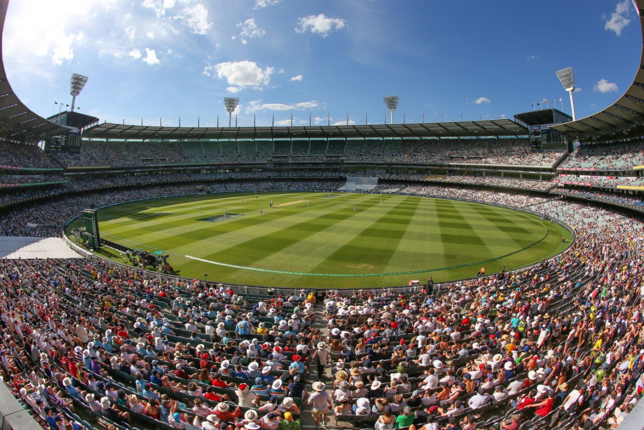 Nearly 90,000 in the stands at the MCG on Boxing Day 2017.