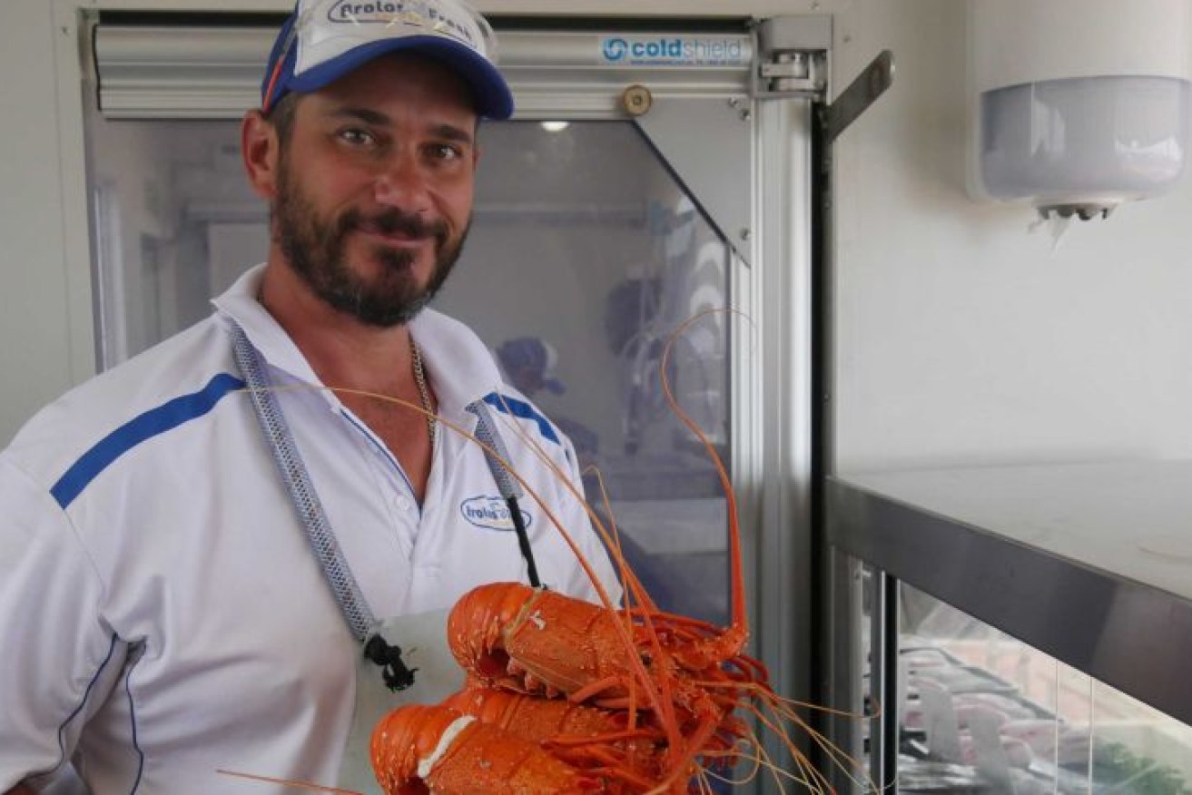 Brolos Fresh manager Luke Emery says many local people are now buying 'crays' for the first time.