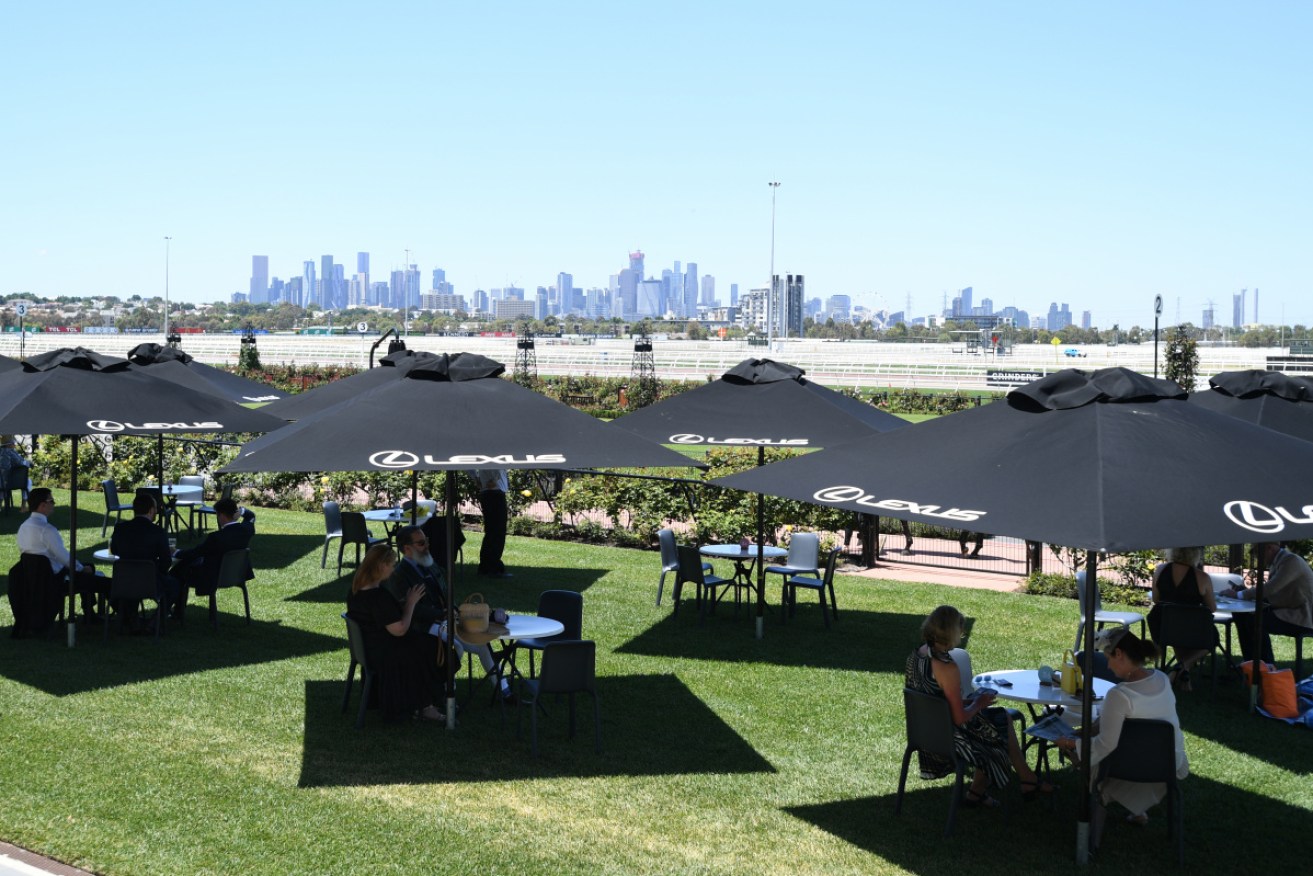 Punters have returned to the races at Flemington in Melbourne for the first time since March.