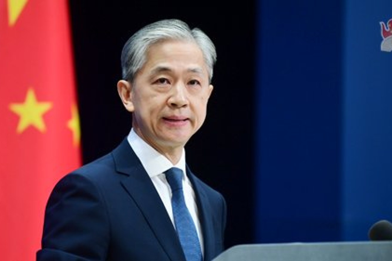 Spokesman Wang Wenbin says China would "never accept" accusations of unfair trade practices.