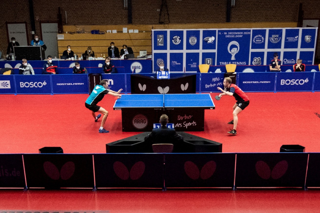 A Newcastle man has been charged after allegedly placing bets on European table tennis matches that he knew were fixed.