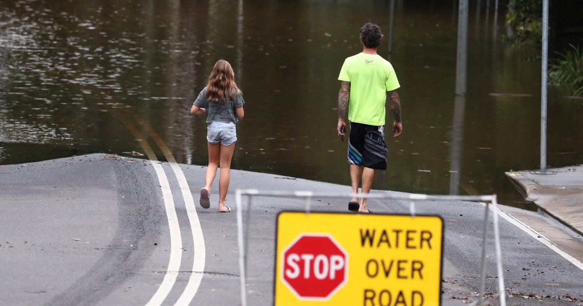 Flash flooding threat amid rain warning for northern NSW