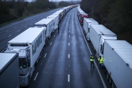 Boris Johnson in emergency talks as British trucks stuck at borders amid bans