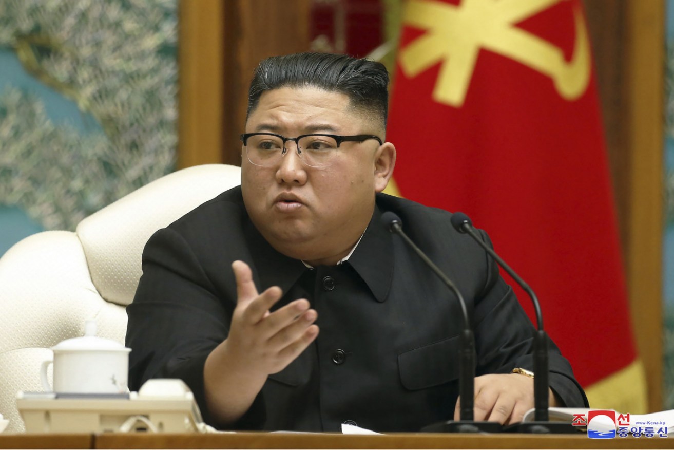 North Korea has drawn "an irretrievable line" over its nukes, leader Kim Jong-un says.