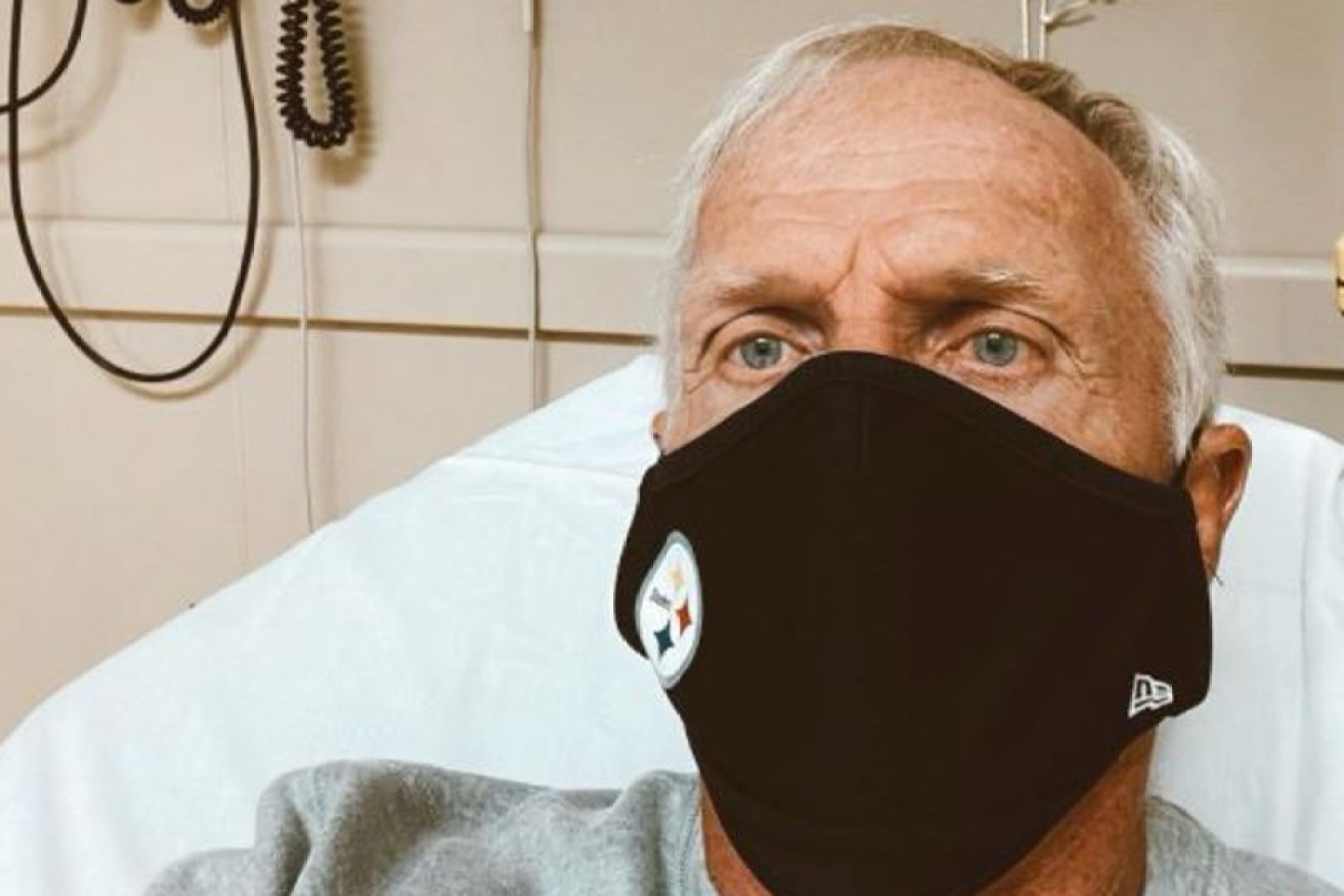 Greg Norman has tested positive for COVID-19.