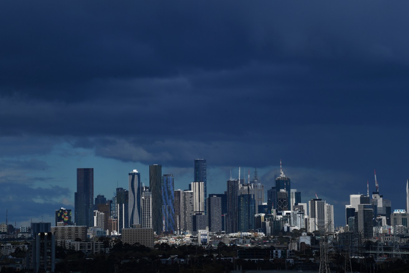 Melbourne was among the cities hit with heavy storms, leaving hundreds without power.