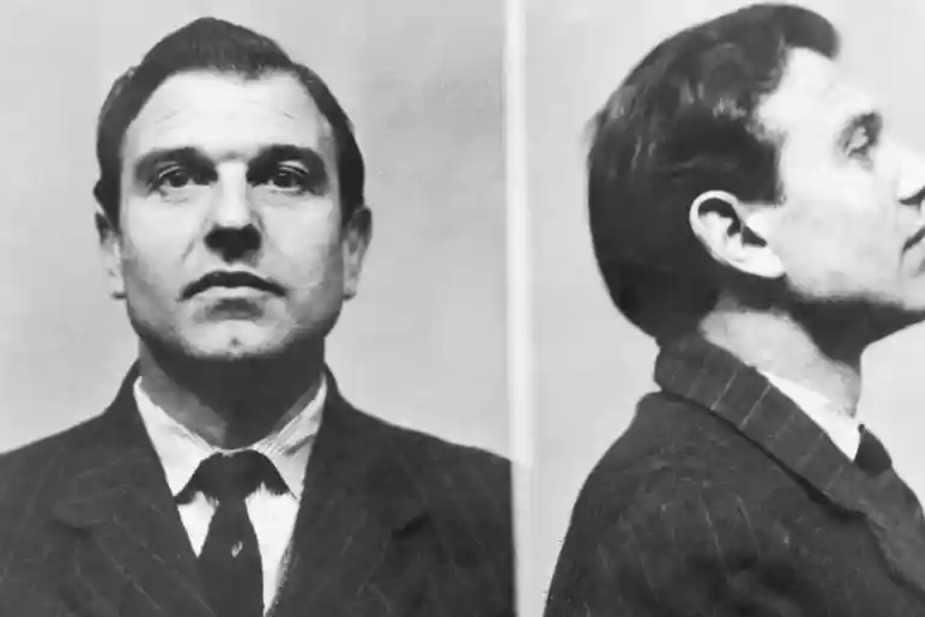 George Blake's police mugshots when his deceptions were finally uncovered.