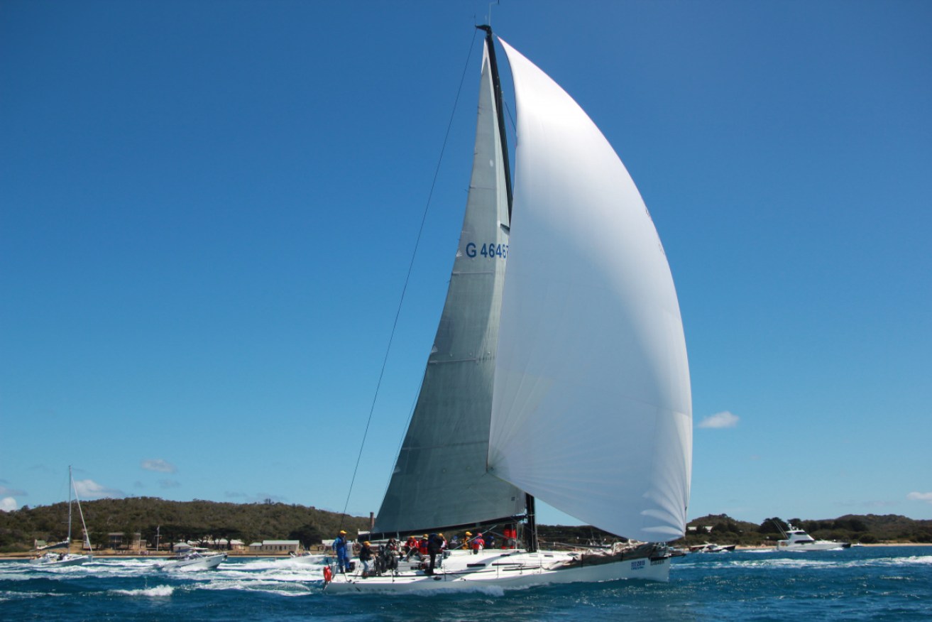 Paul Buchholz's Cookson 50 Extasea is a line honours contender in the Rudder Cup. 