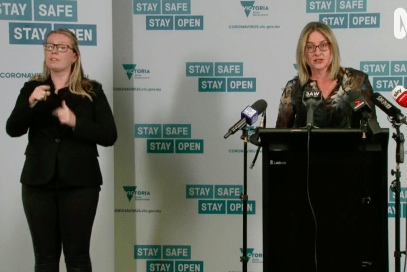 Victorian Transport Minister Jacinta Allan, filling in for Premier Daniel Andrews, announced indoor masks will be mandatory again.