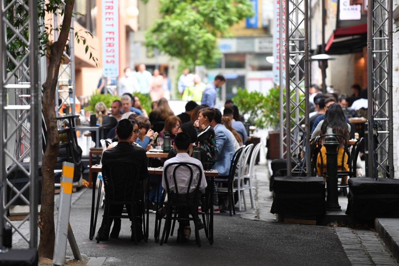 The new coronavirus infections come as the state works to get on top of a growing cluster linked to a Melbourne restaurant.