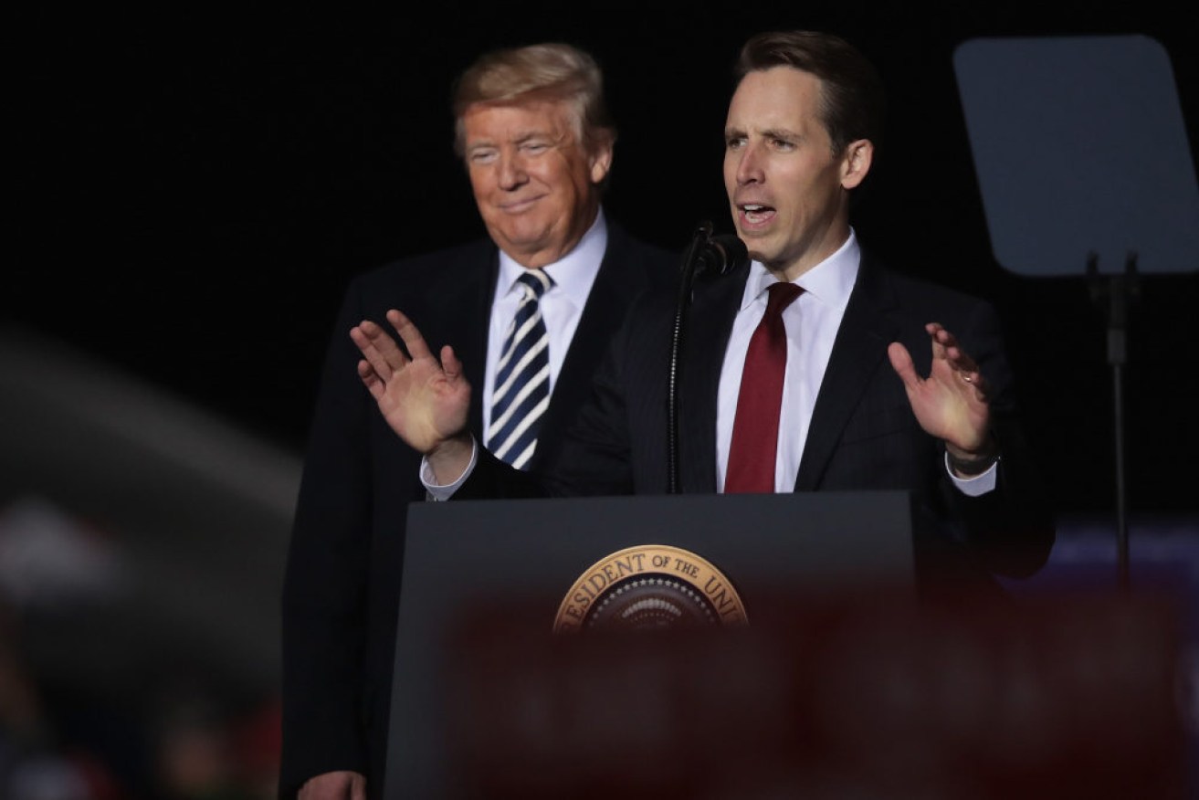 Larry Hackett argues Josh Hawley won’t be the last to take a leaf out of the playbook of the outgoing President. 