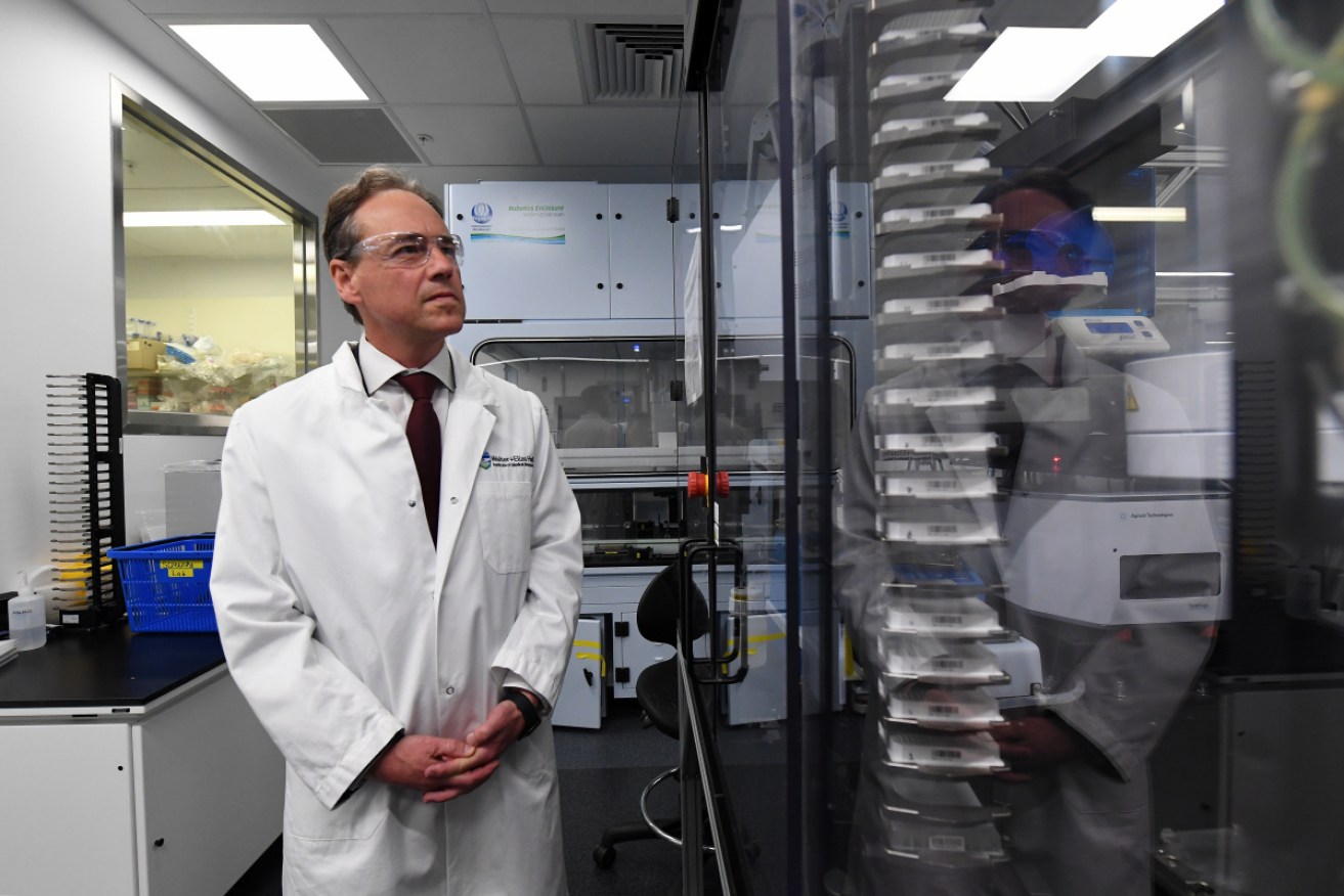 Health Minister Greg Hunt says Australian companies are interested in producing the mRNA vaccine type.