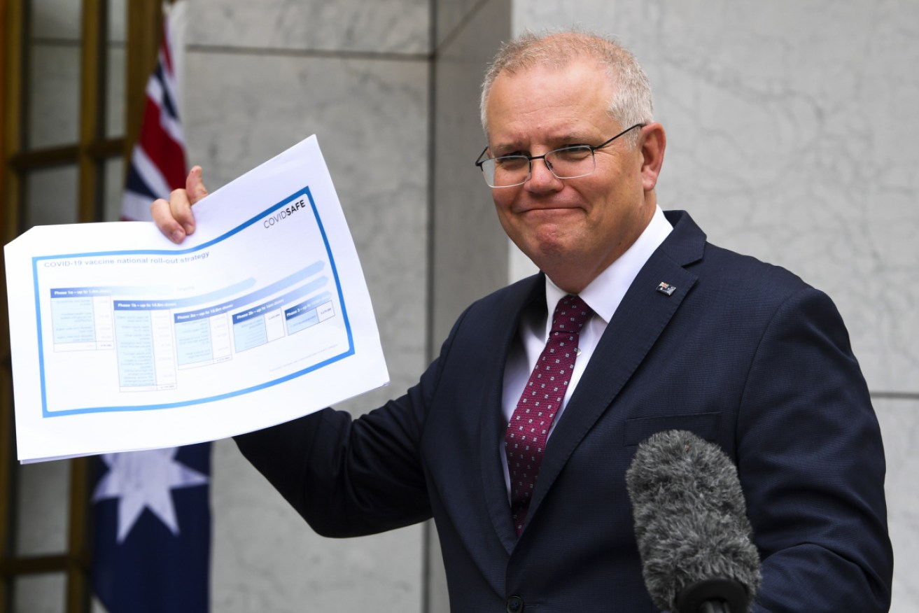 Scott Morrison unveils the vaccine plan.