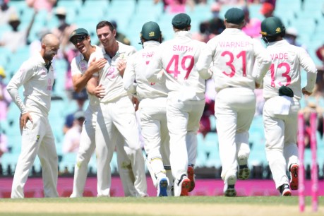 Stunning run out gives Aussies edge against India