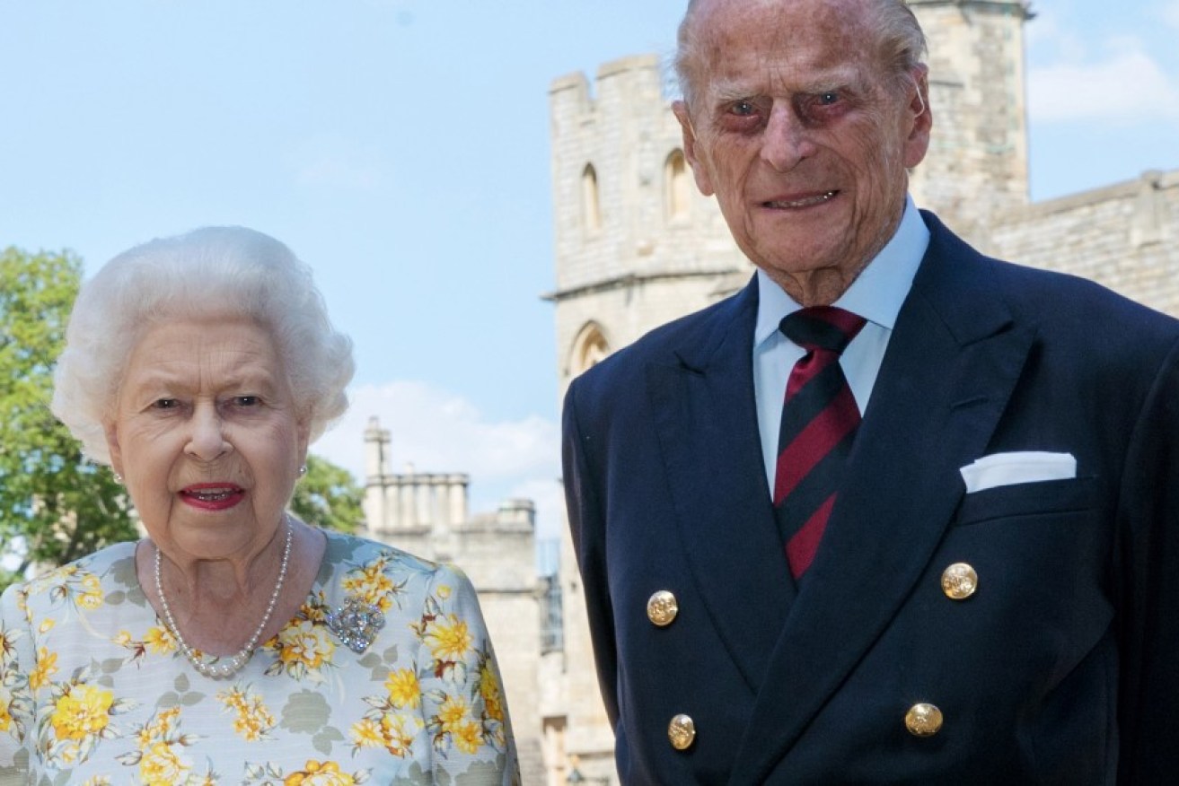 One of the last photos of the Queen with her husband – at Windsor Castle in 2020.