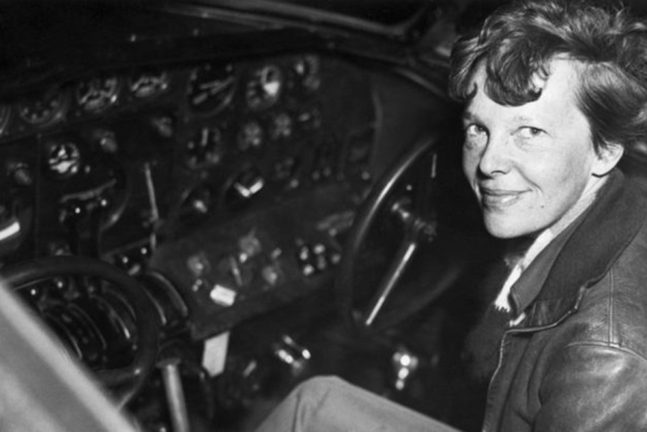 One of the world's most famous aviators, Amelia Earhart.
