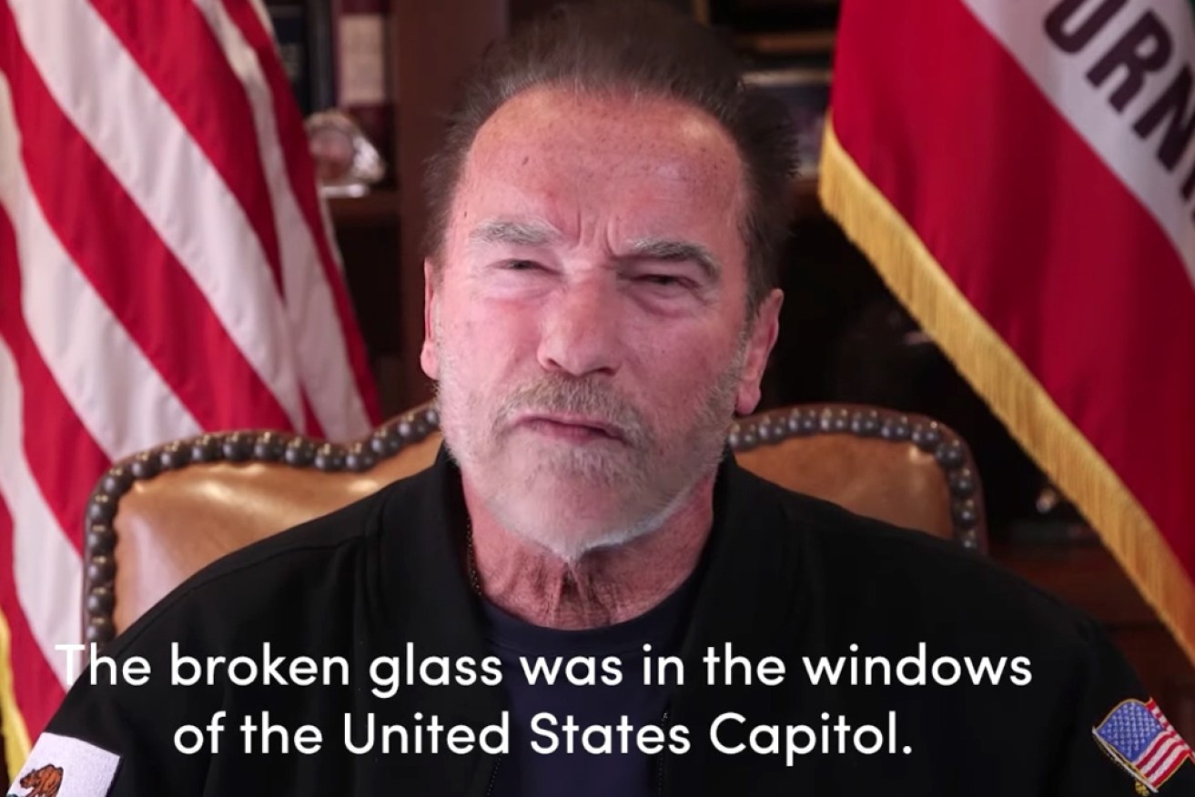 Schwarzenegger compared last week's Capitol riots to Kristallnacht, a pivotal event in the rise of Nazi Germany.
