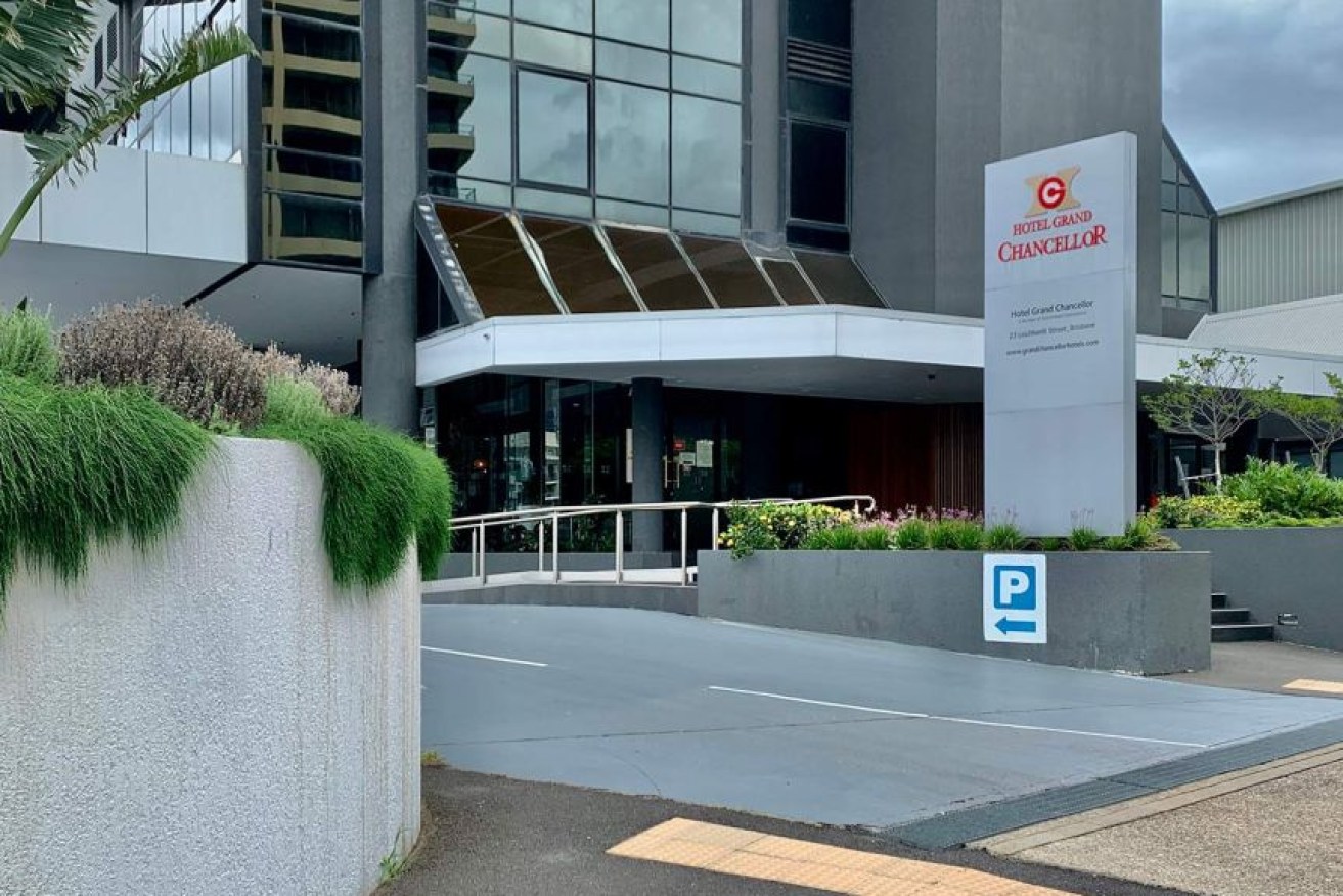 The cleaner worked at the Hotel Grand Chancellor, which is housing travellers in quarantine. Photo: ABC News